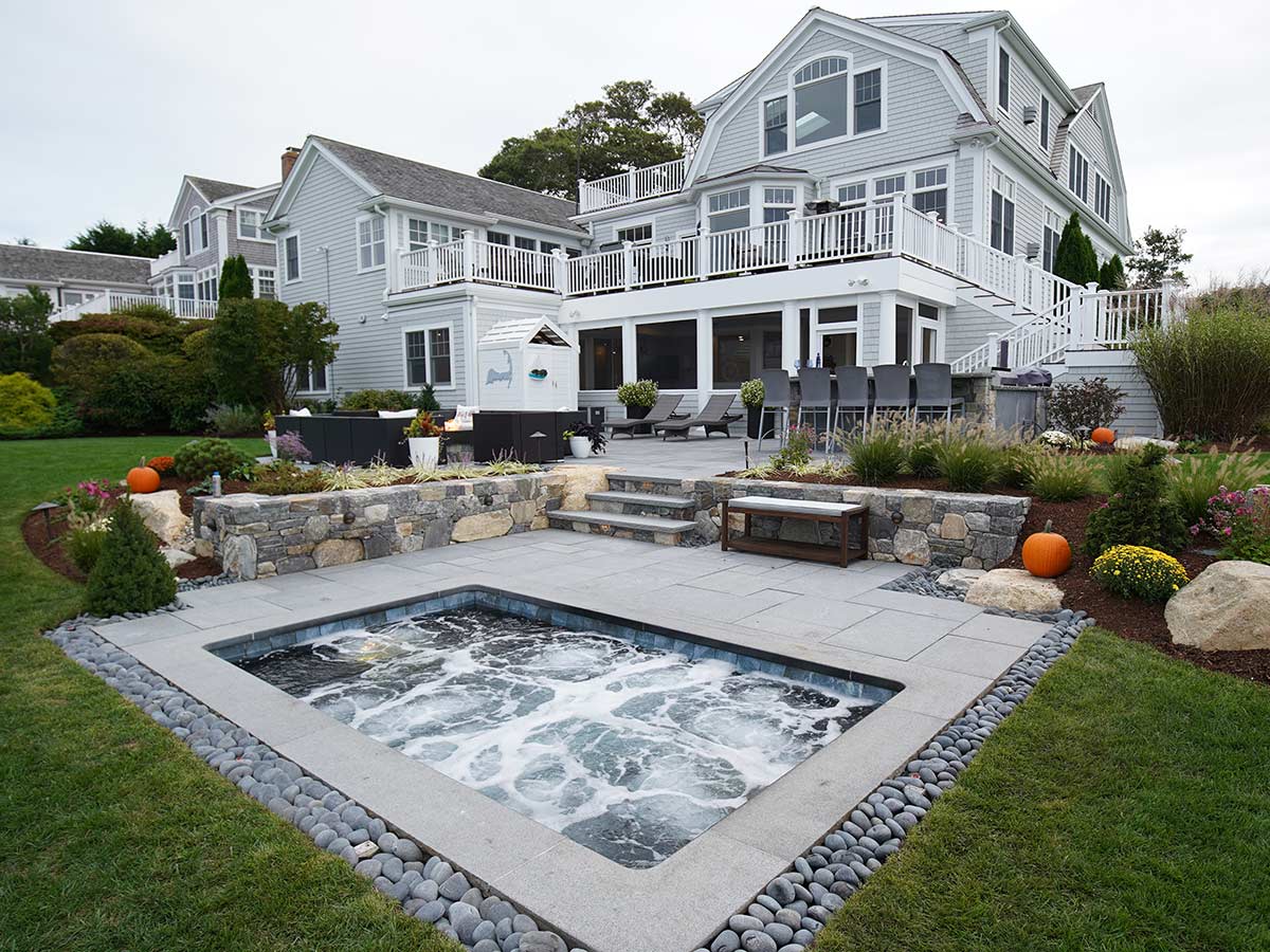 Immerspa Inground fiberglass pools and hot tubs in the hamptons