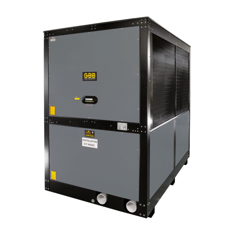 Great Big Bopper Commercial Heater & Chiller | Grey colored heater machine | Great Big Bopper | Immerspa Fiberglass Inground Spas, Hot Tubs & Pools