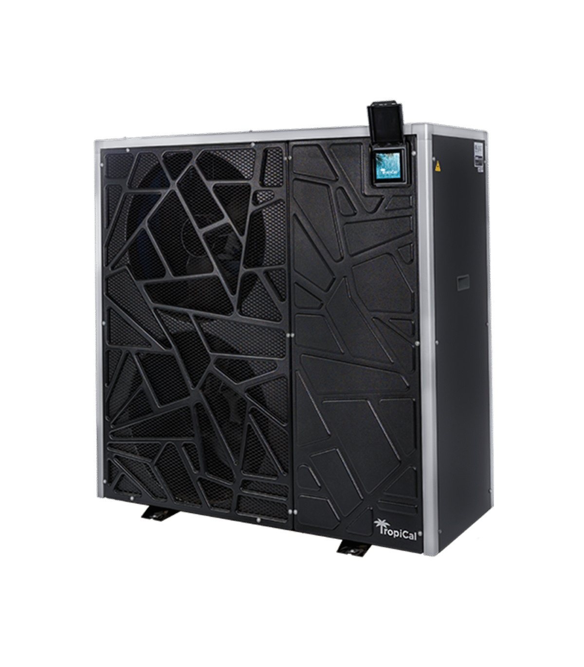 TropiCal Inverter T130 | Black colored heater machine | Aquacal Heaters | Immerspa Fiberglass Inground Spas, Hot Tubs & Pools