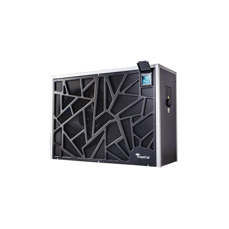 TropiCal Inverter T70 | Black colored heater machine | Aquacal Heaters | Immerspa Fiberglass Inground Spas, Hot Tubs & Pools
